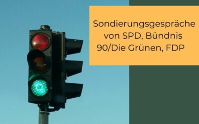 Sondierungsgespräche von SPD, Bündnis 90/Die Grünen und FDP
