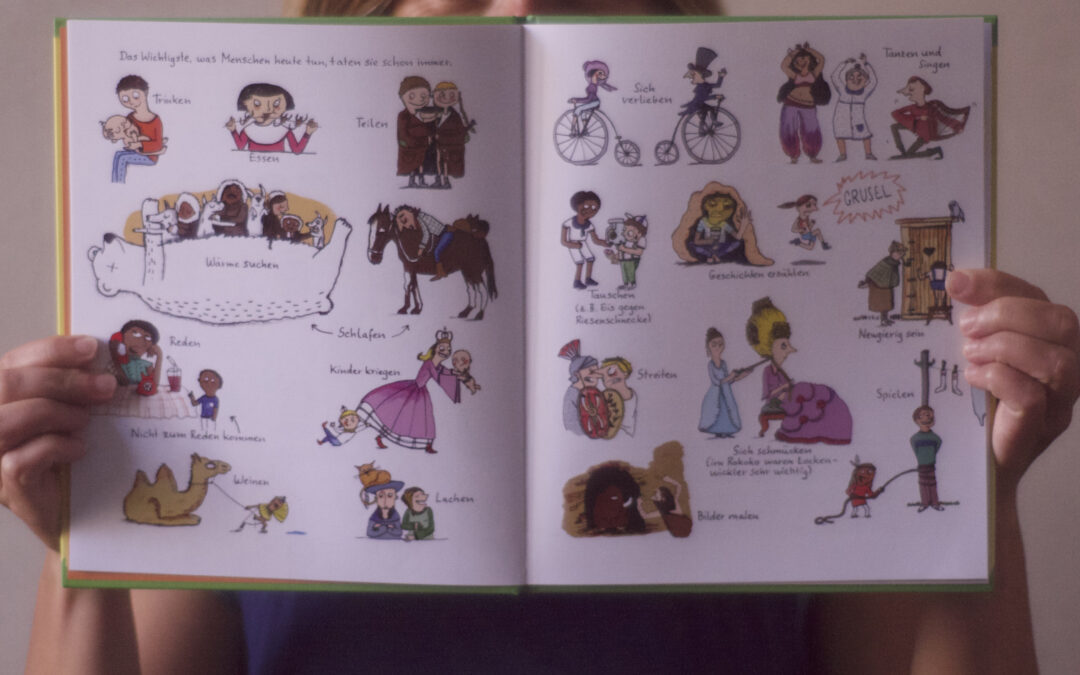 „Alle da! Unser kunterbuntes Leben“ mit Illustratorin Tine Schulz – Vielfaltsbüchernachmittag für Kinder und Eltern