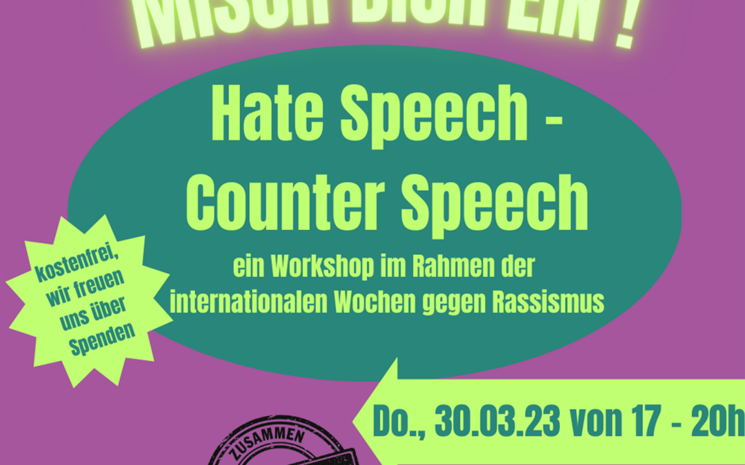 Hate Speech – Counter Speech