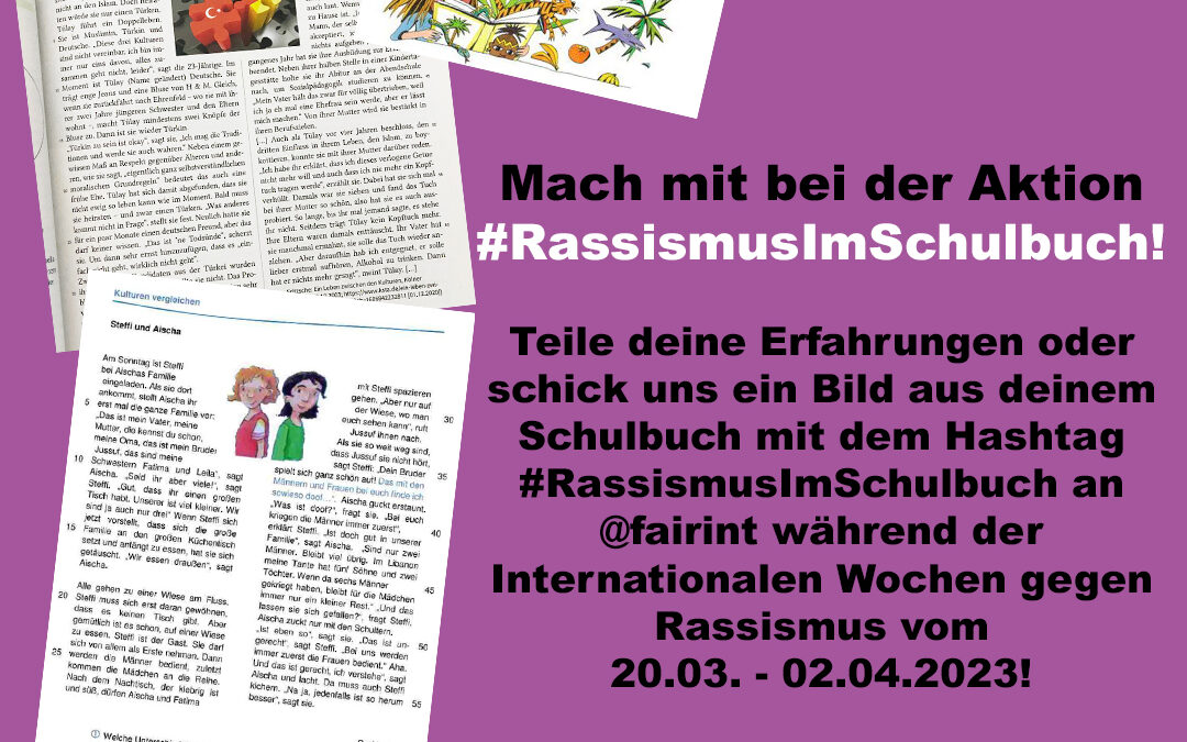 Hashtag-Aktion #RassismusImSchulbuch