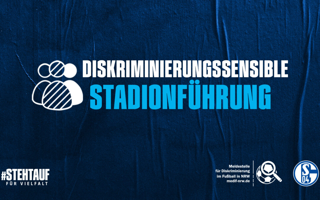 Stadionführung zu „Diskriminierung, Vielfalt und Toleranzrung, Vielfalt und Toleranz im Fußball“im Fußball“