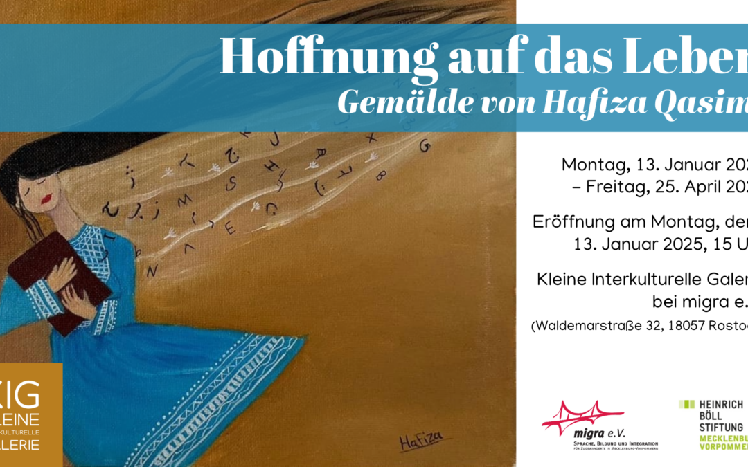 “Hoffnung auf das Leben” – Gemälde von Hafiza Qasimi